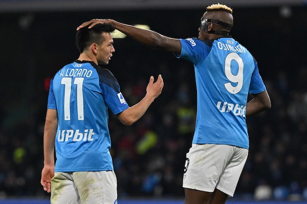 Eintracht-Napoli, formazioni / Lozano nel tridente con Osimhen e Kvara. Olivera titolare