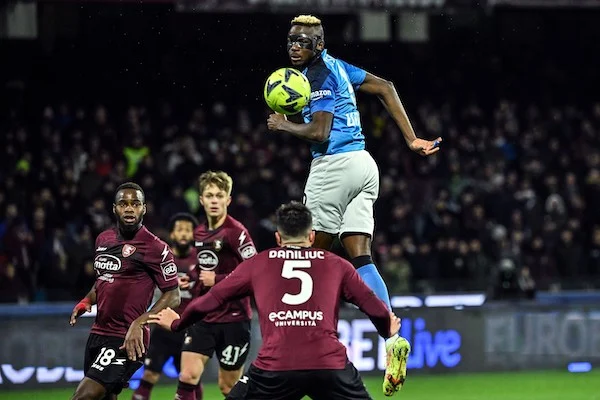 Il Napoli osimhen Napoli-Salernitana