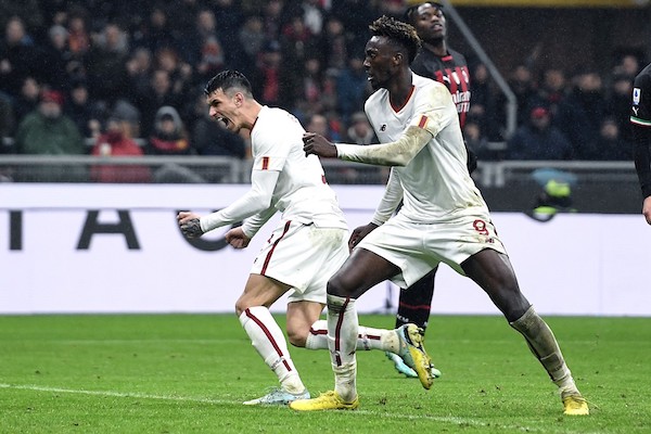 Resuscita Abraham e il Milan si butta via come l’Inter: da 2-0 a 2-2