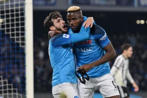Maradona Osimhen e Kvaratskhelia Psg