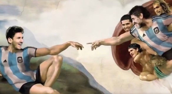 Se Maradona è Dio allora Messi è il figlio di Dio: il video “blasfemo” della Federcalcio argentina