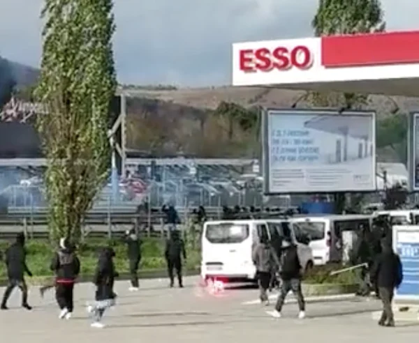 ultras Roma e Napoli giannini