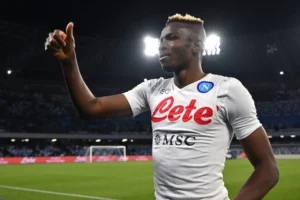 osimhen the athletic Osimhen Mbappé