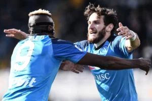 Spezia-Napoli osimhen-kvara de laurentiis Napoli
