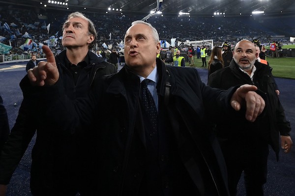 Lotito è deluso, gli stipendi della Lazio pesano quanto quelli del Napoli (Corsport)