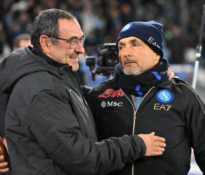 Serie A, Sarri allenatore del mese: «le vittorie con Roma e Napoli lo confermano maestro di calcio»