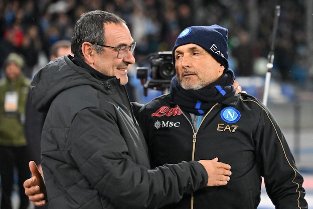 Sarri: «La differenza tra il mio e il Napoli di Spalletti è che questo vincerà, lo invidio da morire»