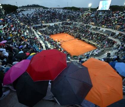 Disastro Internazionali di tennis di Roma ieri c’è stato anche l