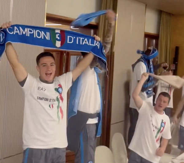 Napoli campione d’Italia, alcune reazioni social alla vittoria dello scudetto