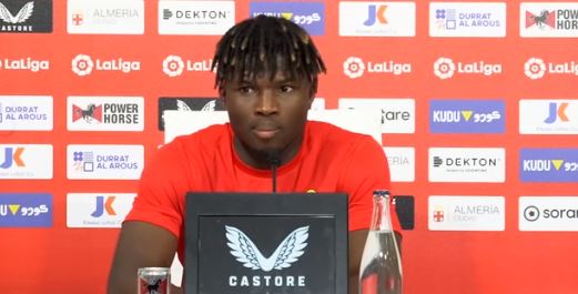 Il Napoli su El Bilal Touré, attaccante dell'Almeria (Rmc Sport ...