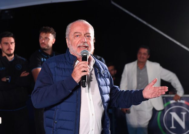 De Laurentiis ha urlato in tribuna e si è chiuso da solo in uno stanzino dello stadio (Repubblica)