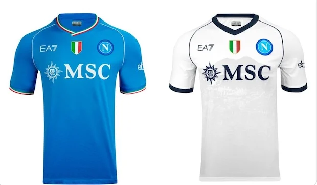 La presentazione delle maglie del Napoli De Laurentiis ebay
