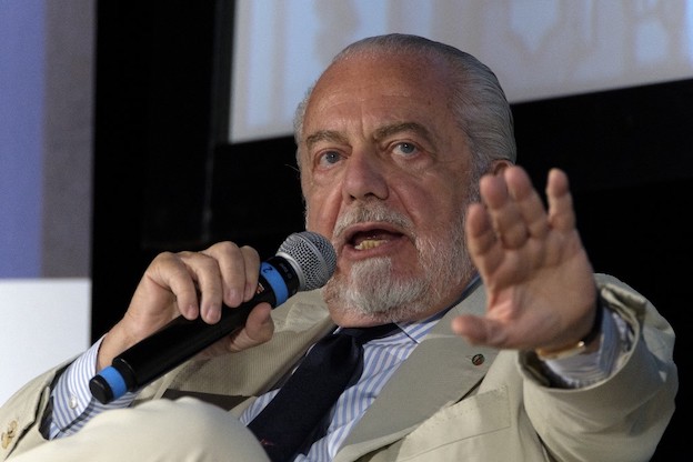 De Laurentiis assente a Bologna, era a Milano per la sfilata Armani VIDEO