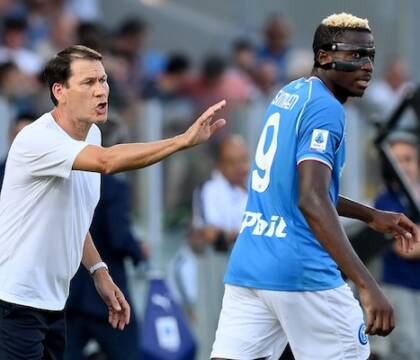 Garcia: «Osimhen titolare? non posso dirlo prima di comunicarlo ai giocatori» Garcia: «Osimhen titolare? non posso dirlo prima di comunicarlo ai giocatori»