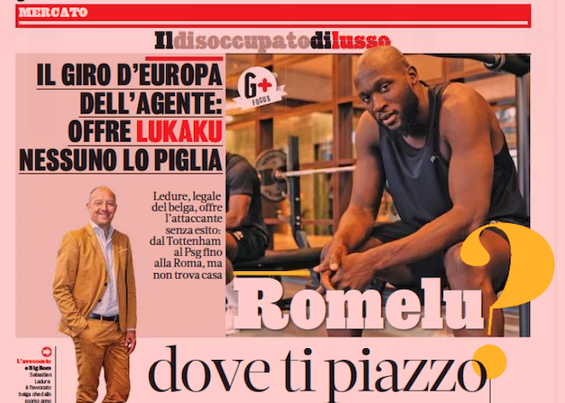 Lukaku, il rancore da ex della Gazzetta che non ha dimenticato: “Nessuno se lo piglia” Lukaku, il rancore da ex della Gazzetta che non ha dimenticato: “Nessuno se lo piglia”