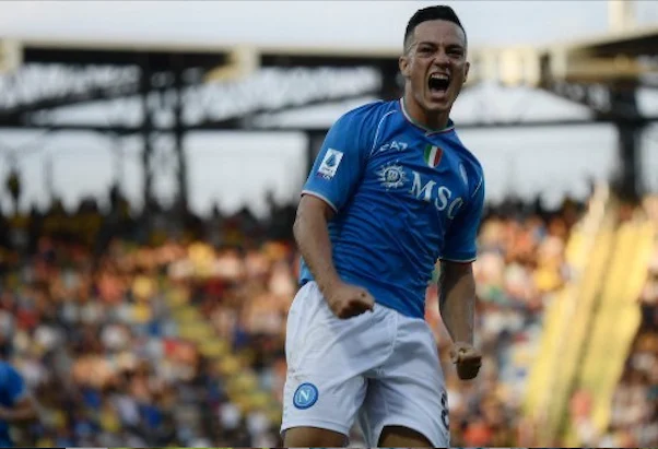 maglia scudetto Raspadori napoli