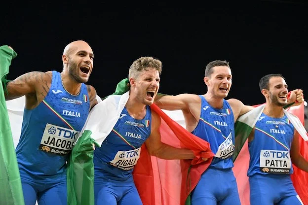 Atletica staffetta 4x100 Jacobs