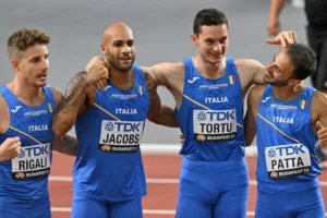 staffetta olimpiadi Tortu Jacobs