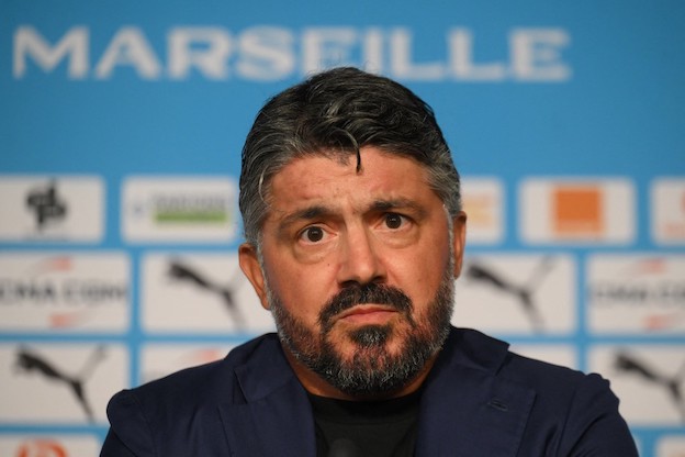 Marsiglia, Gattuso fa un appello ai tifosi: «Non fate casini. Gli stadi non possono essere zone franche»