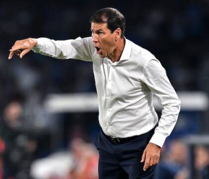 Alcune scelte di Garcia non hanno convinto De Laurentiis (Corrmezz) Alcune scelte di Garcia non hanno convinto De Laurentiis (Corrmezz)