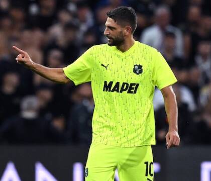 Giuntoli: «Berardi? pensiamo a noi, facciamo il nostro». E poi Berardi segna (VIDEO) Giuntoli: «Berardi? pensiamo a noi, facciamo il nostro». E poi Berardi segna (VIDEO)