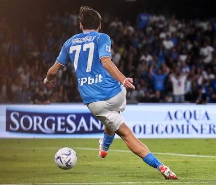 Napoli Udinese, Manganiello sul rigore a Kvara: «Lo tocca appena»