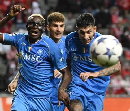 Osimhen: «Abbiamo studiato le ultime gare del Braga, sapevamo che sarebbe stato difficile» Osimhen: «Abbiamo studiato le ultime gare del Braga, sapevamo che sarebbe stato difficile»