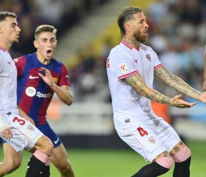 Sergio Ramos fa i conti col destino: un suo autogol fa vincere il Barcellona contro il Siviglia Sergio Ramos fa i conti col destino: un suo autogol fa vincere il Barcellona contro il Siviglia