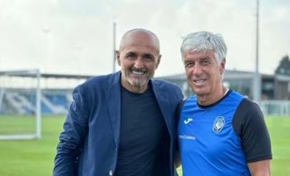 Spalletti assiste all’allenamento dell’Atalanta e incontra Gasperini Spalletti assiste all’allenamento dell’Atalanta e incontra Gasperini