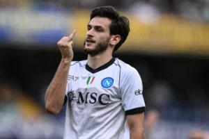 Il Napoli Kvaratskhelia Pallone d'Oro Kvara