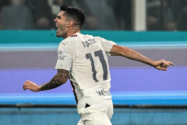 Il Milan batte il Genoa e va in testa. Polemiche per il gol di Pulisic, Giroud portiere salva i suoi