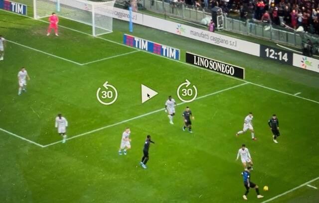 Sul gol del Napoli, Olivera era in fuorigioco ma la Salernitana ha poi recuperato il pallone