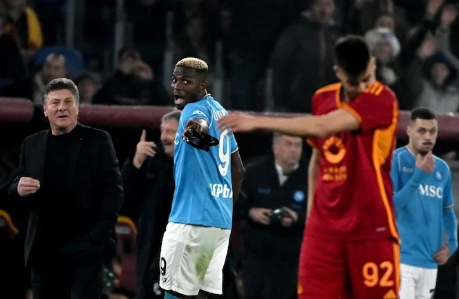 Osimhen Napoli-Roma