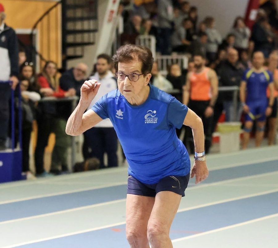 Emma Maria Mazzenga, record mondiale a 90 anni