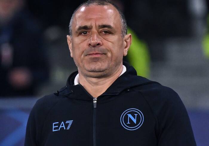 Il momento del Napoli è complicato. Calzona ha sentito la necessità di metterci la faccia (Sky)