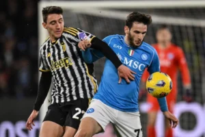 Napoli-Juve Kvara Kvaratskhelia Cambiaso