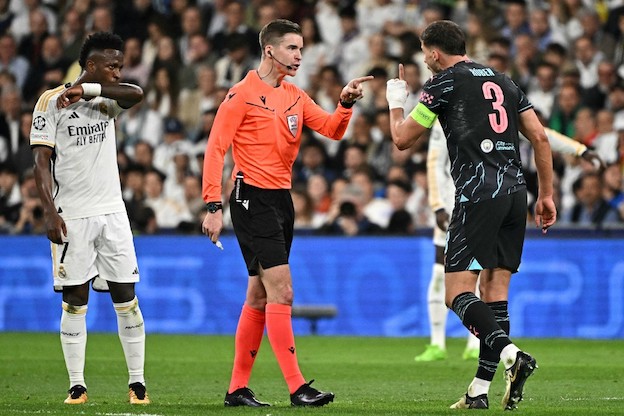 Madrid-City grande partita perché ha avuto un grande arbitro (in Italia Letexier sarebbe stato massacrato)