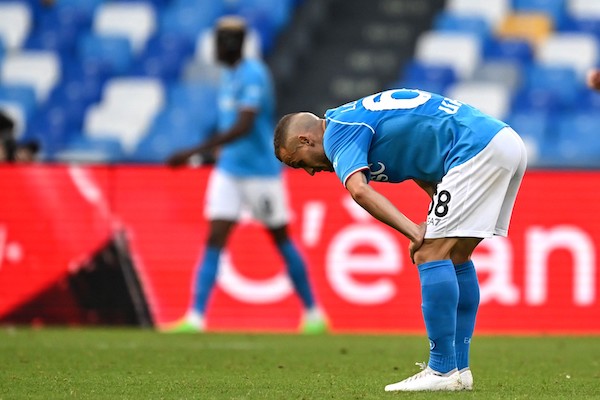 In Serie A il Napoli non subiva 2 gol nei primi 15 minuti di gioco del primo tempo dal 2010 (Opta)