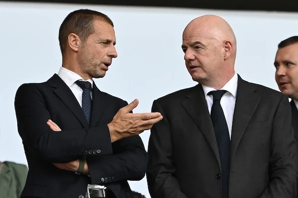 la uefa attacca infantino è arrivato in ritardo al congresso per accompagnare trump in medio oriente