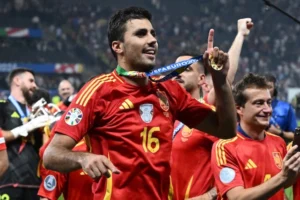 spagna europeo uefa Rodri calcio Pallone d'oro Rodri