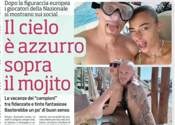foto in vacanza dei Nazionali