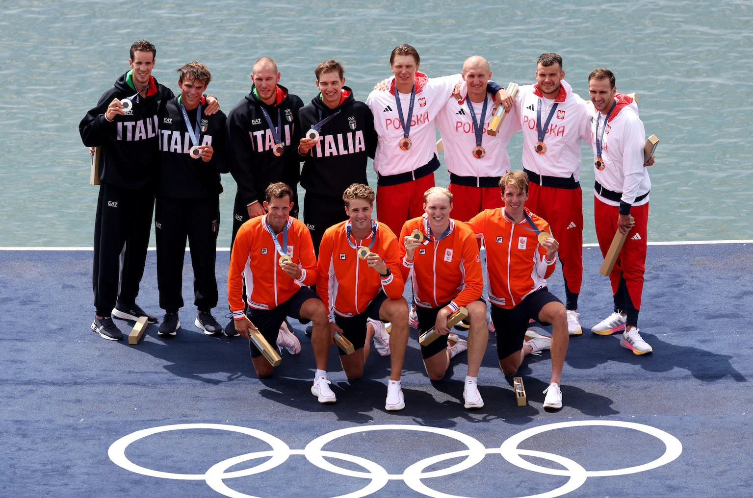 Italia Canottaggio Argento Olimpiadi