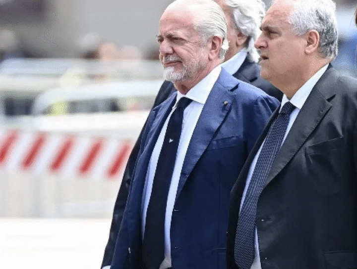 Lotito De Laurentiis Gravina Lega Serie A