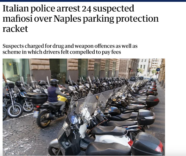 parcheggiatori abusivi