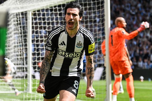 Tonali segna il gol che vale la Champions per il Newcastle: 2-0 al Chelsea di Maresca