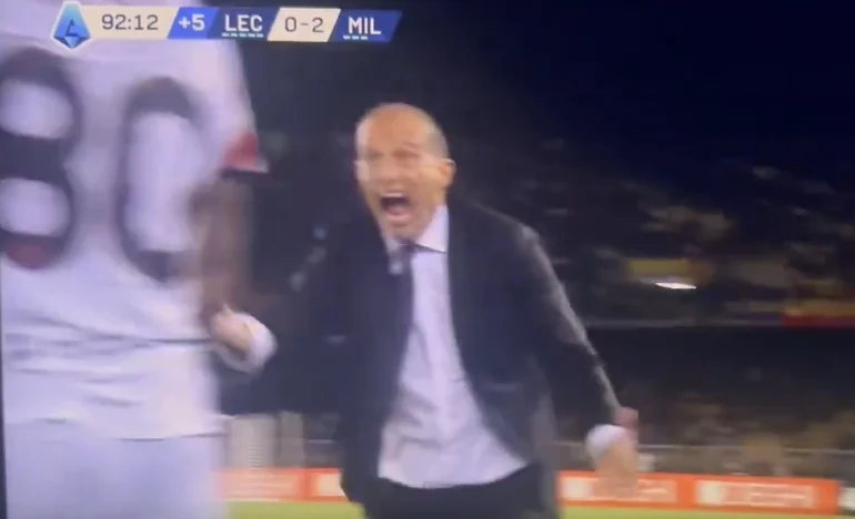 Allegri che grida “calma!” a Musah per fargli perdere tempo: è pura poesia Allegri che grida “calma!” a Musah per fargli perdere tempo: è pura poesia