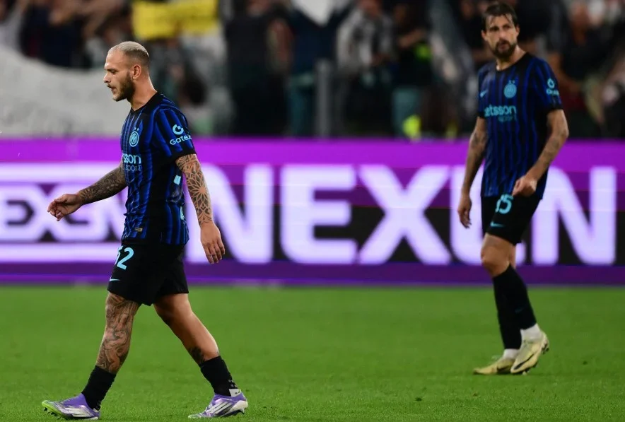 Juventus Inter 4 3. I portieri da sagra paesana. Yildiz ha qualcosa di Kakà. Si affaccia Mourinho sulla spalla di Chivu?