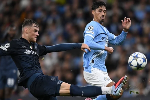 il napoli esce irrobustito da manchester