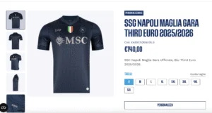 napoli maglia euro