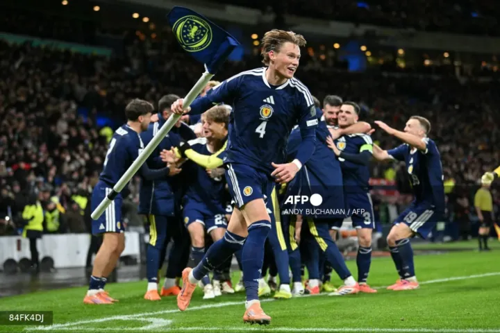 McTominay con la nazionale scozzese ai Mondiali
